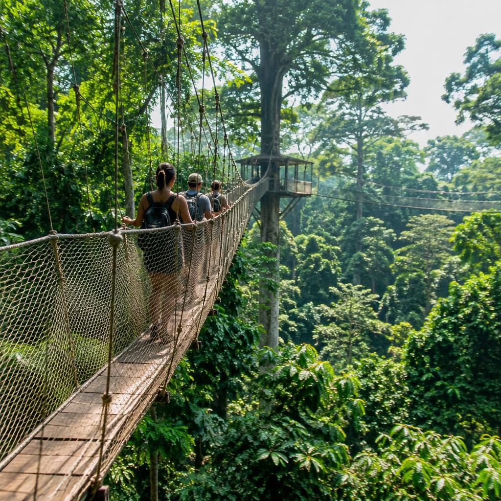 Kakum · Wli Falls · Mole